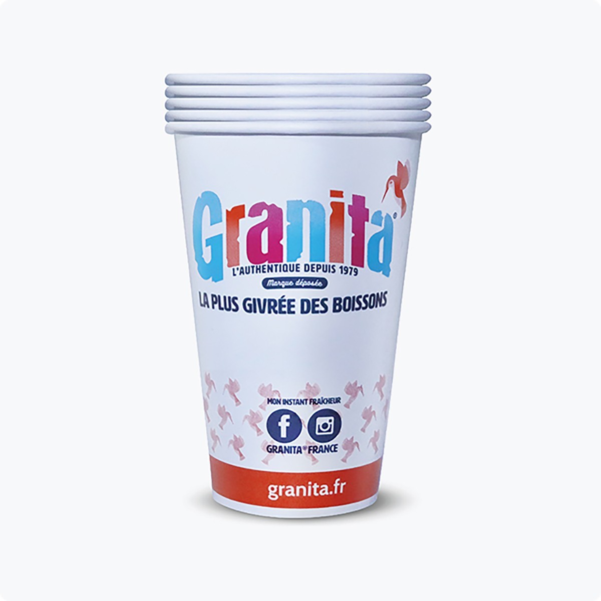 Granita® – 1000 Gobelets Carton 35 cl