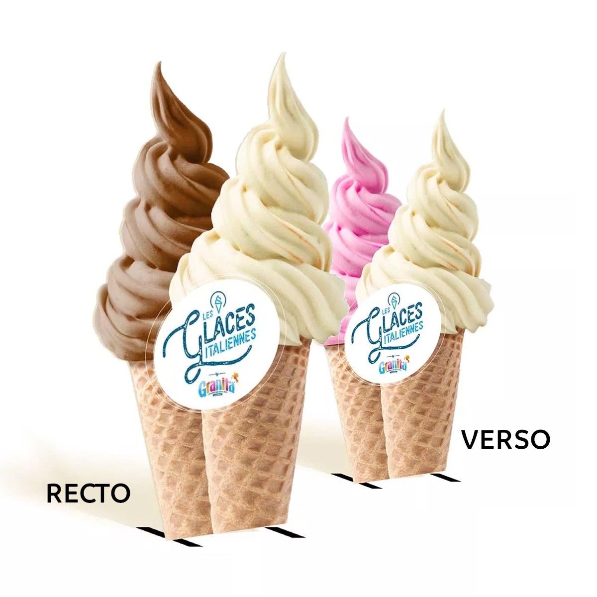 Granita – Stop trottoir en PVC Glace Italienne