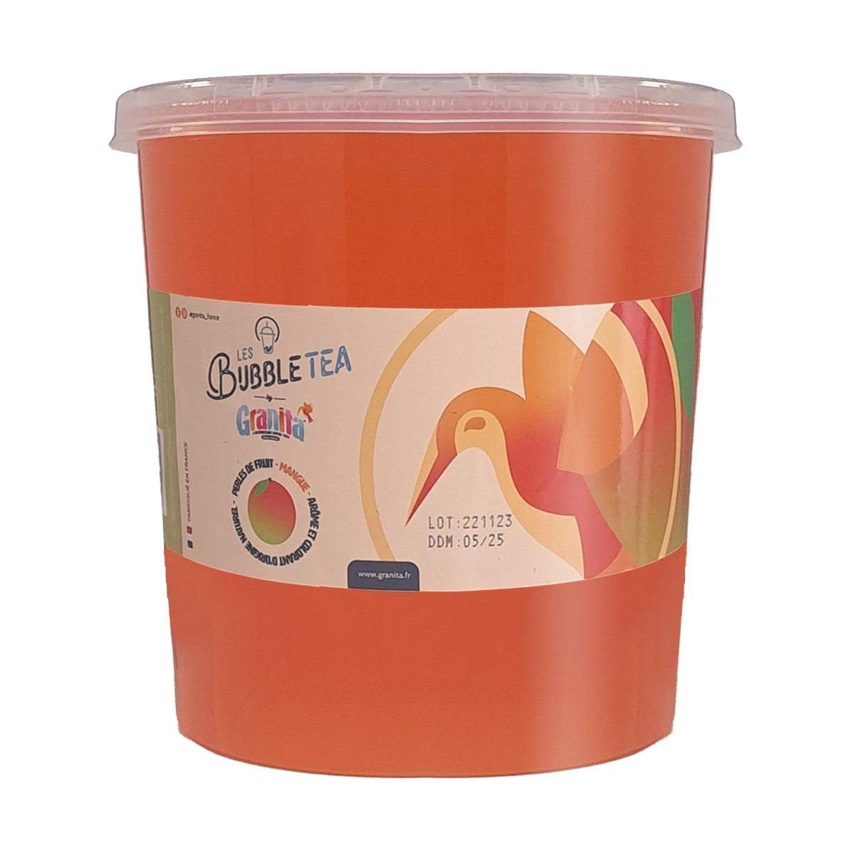 Granita – Billes Bubble Tea Pêche – 4 x 3.2kg