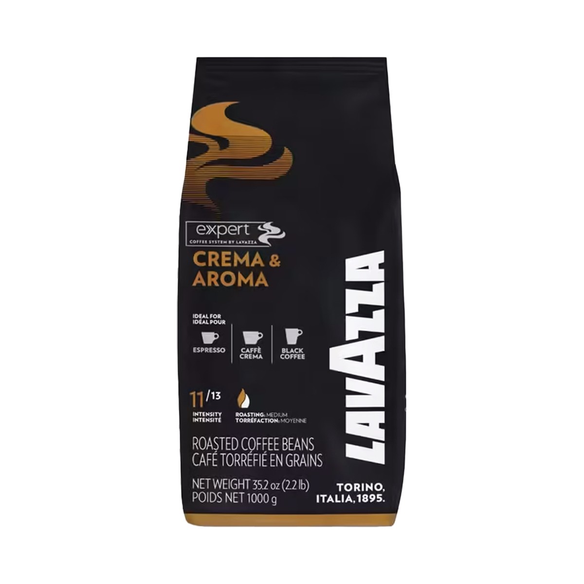 Café en grain Crema & Aroma LAVAZZA - 1Kg