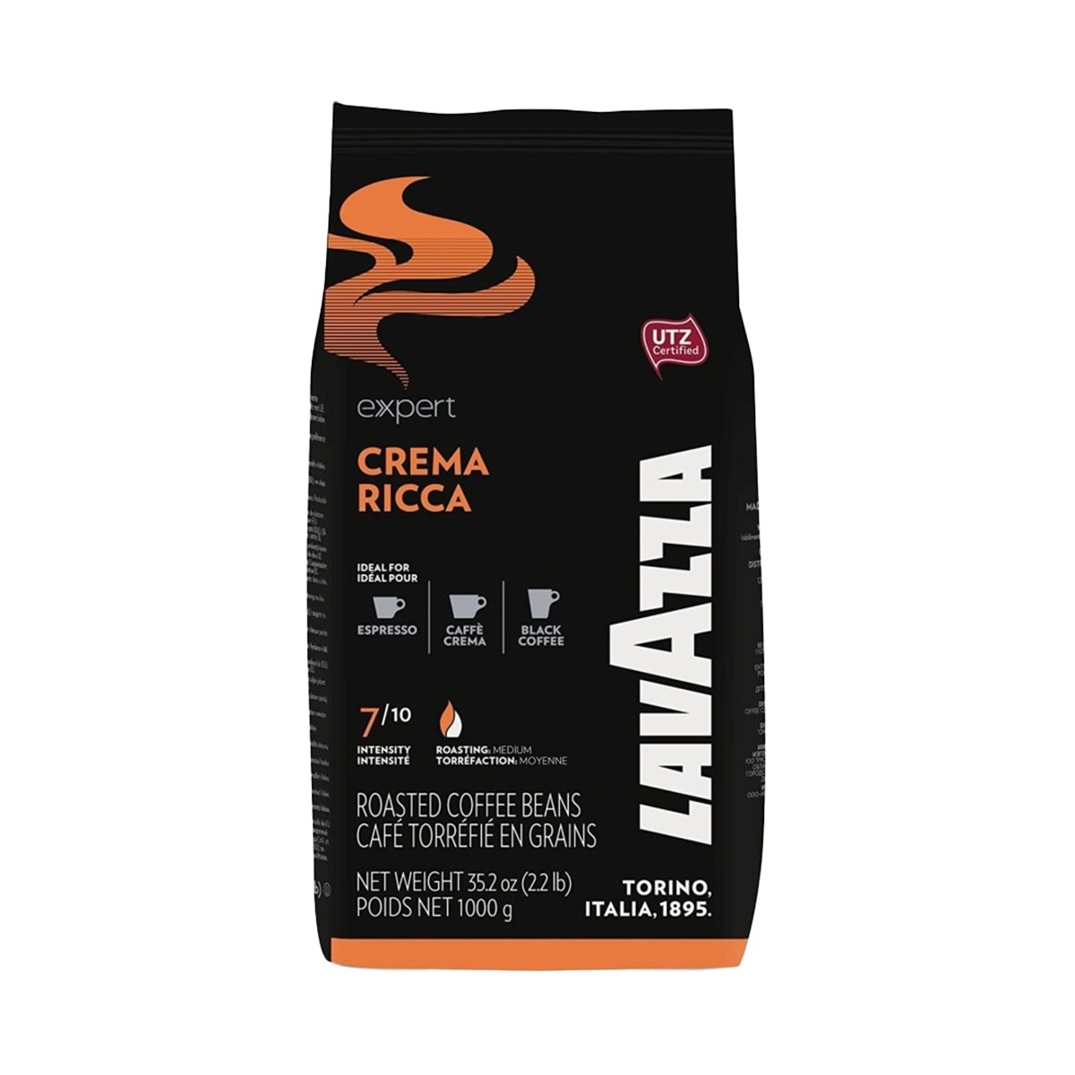 Café en grain Crema ricca Lavazza - 1 Kg